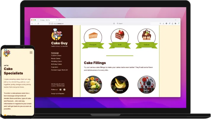 mockup Affordable Websites for Businesses